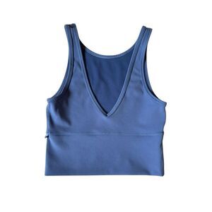 Lululemon Power Pivot Tank Everlux SIZE 4 Blue Athletic